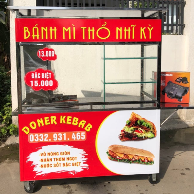 Xe bán bánh mì Thổ Nhĩ Kỳ