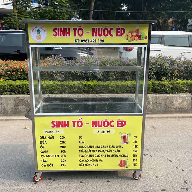 Xe bán nước ép đẹp