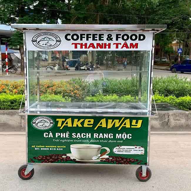 Báo giá xe cafe cốt dừa 