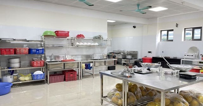 Dự án thi công bếp tại Trụ sở công an huyện Gia Lâm

