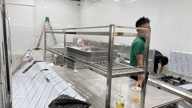 Quá trình thi công dần hoàn thiện