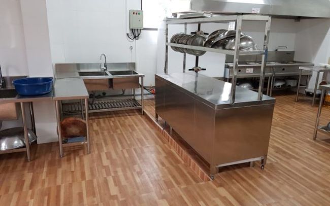 Khu vực dọn rửa