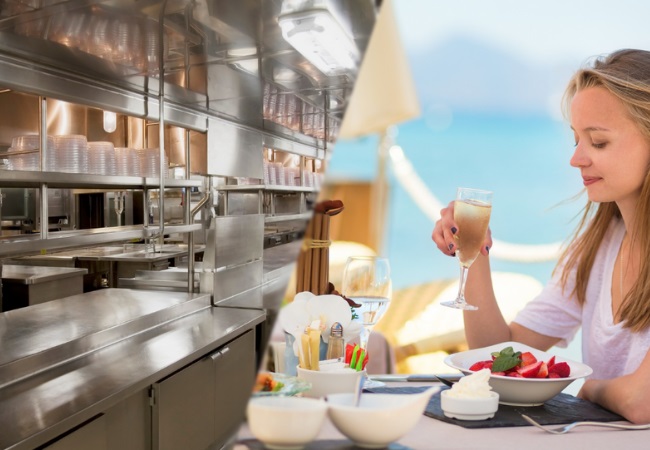thiết kế thi công bếp nhà hàng âu mỹ