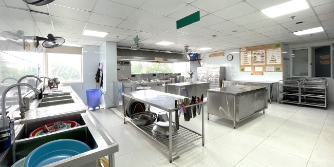 Toàn cảnh bếp hoàn thiện