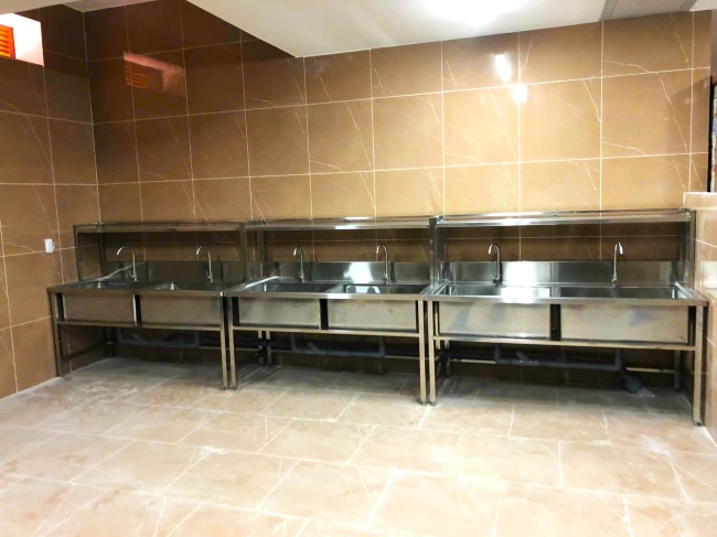 Hoàn thiện khu rửa