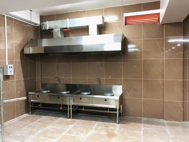 Hoàn thiện khu nấu