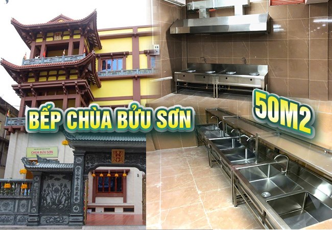 Dự án thi công bếp chùa Bửu Sơn HCM