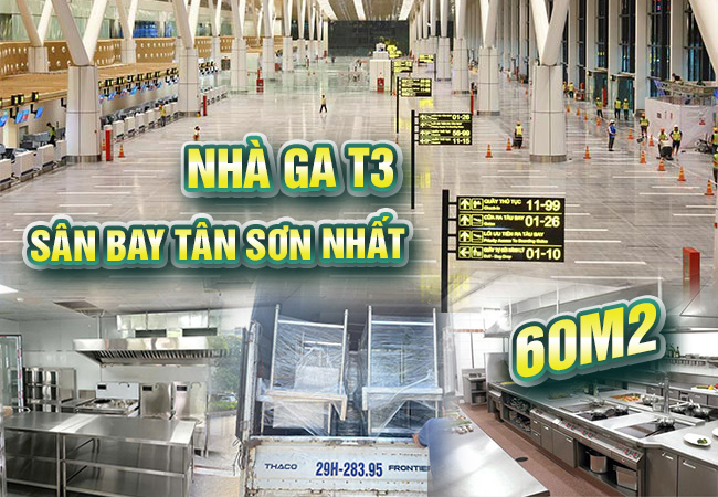 Dự án thi công nhà ga T3 sân bay Tân Sơn Nhất