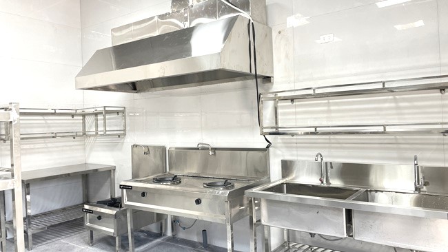 Setup khu vực bếp